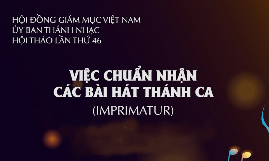 Ủy ban Thánh nhạc: Văn thư phổ biến về imprimatur ​
