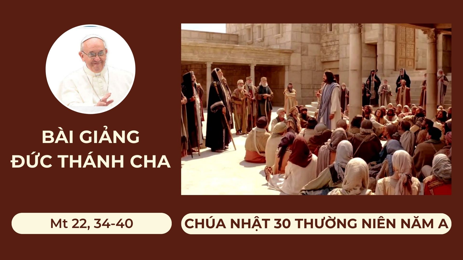 Bài giảng Đức Thánh Cha – Chúa nhật 29 Thường niên năm A