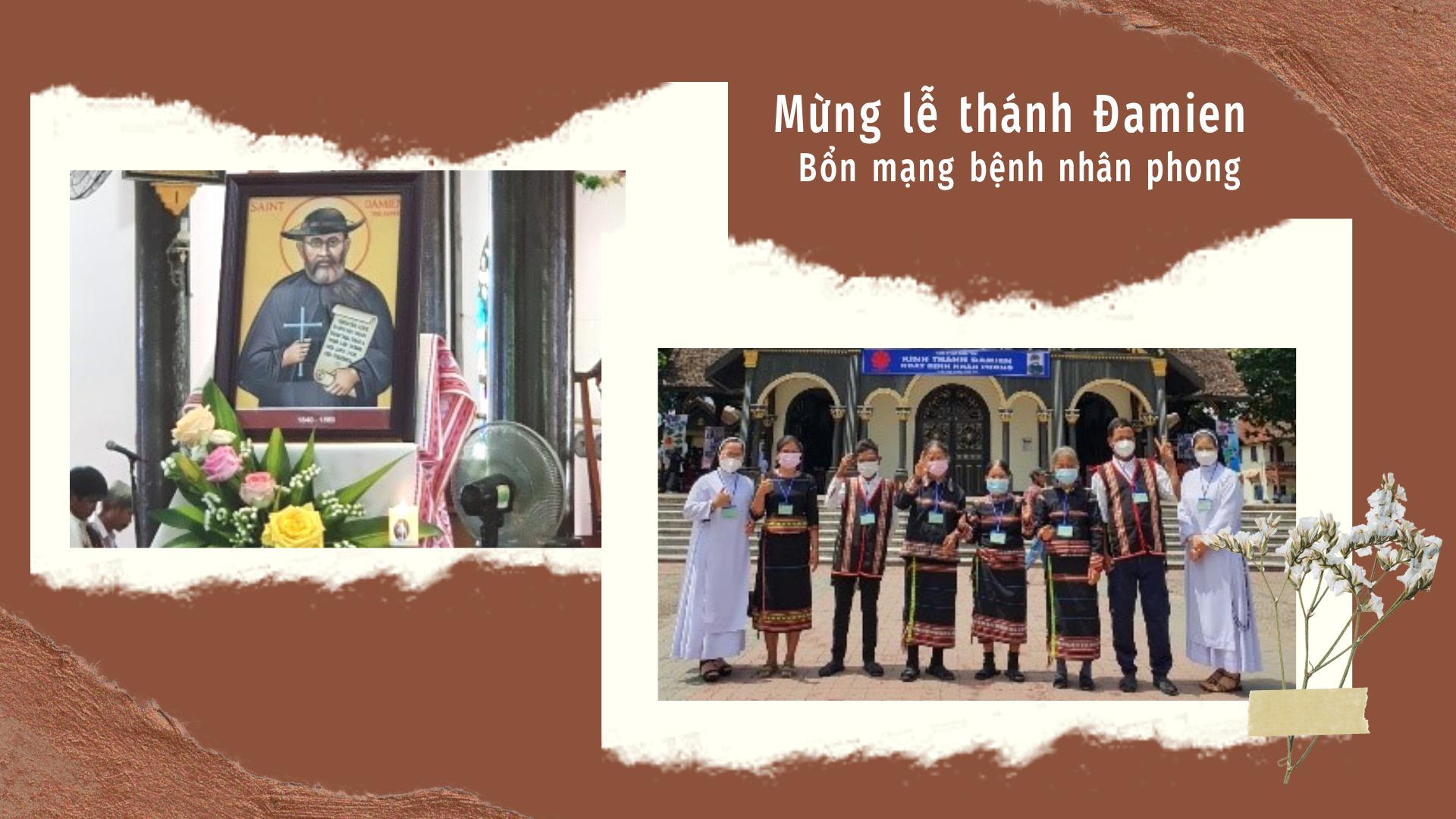 Mừng lễ thánh Đamien - Bổn mạng bệnh nhân phong