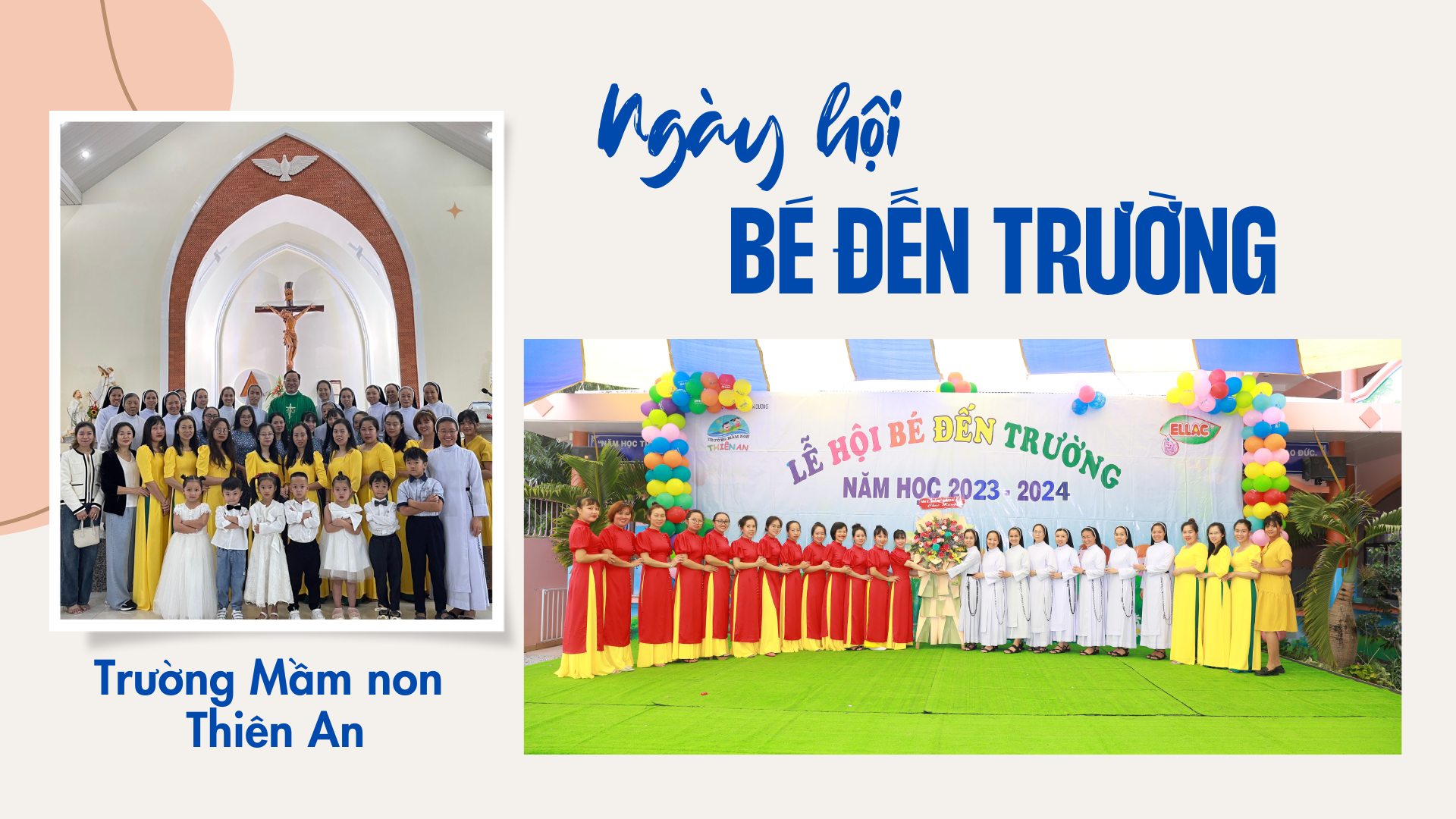 Ngày hội bé đến trường tại trường Mầm non Thiên An