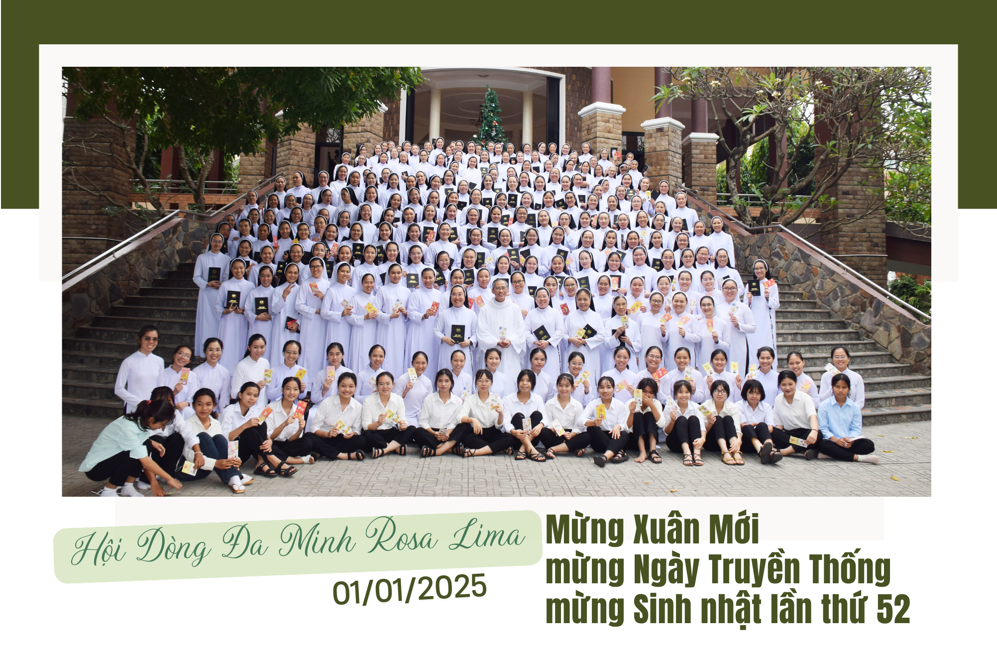 Hội Dòng Đa Minh Rosa Lima mừng Xuân Mới, mừng Ngày Truyền Thống