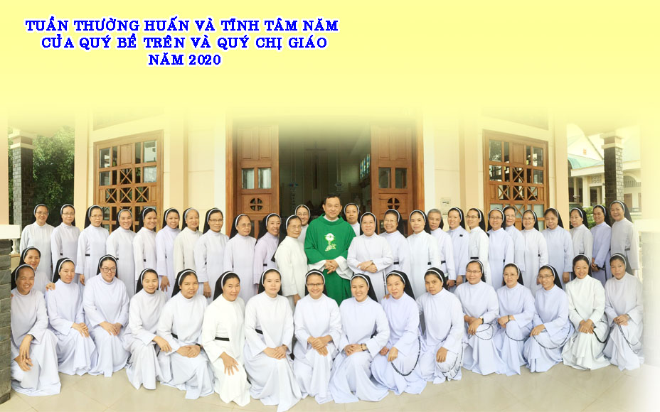 Tuần Thường huấn và Tĩnh tâm năm của quý Bề trên và quý Chị giáo - Năm 2020