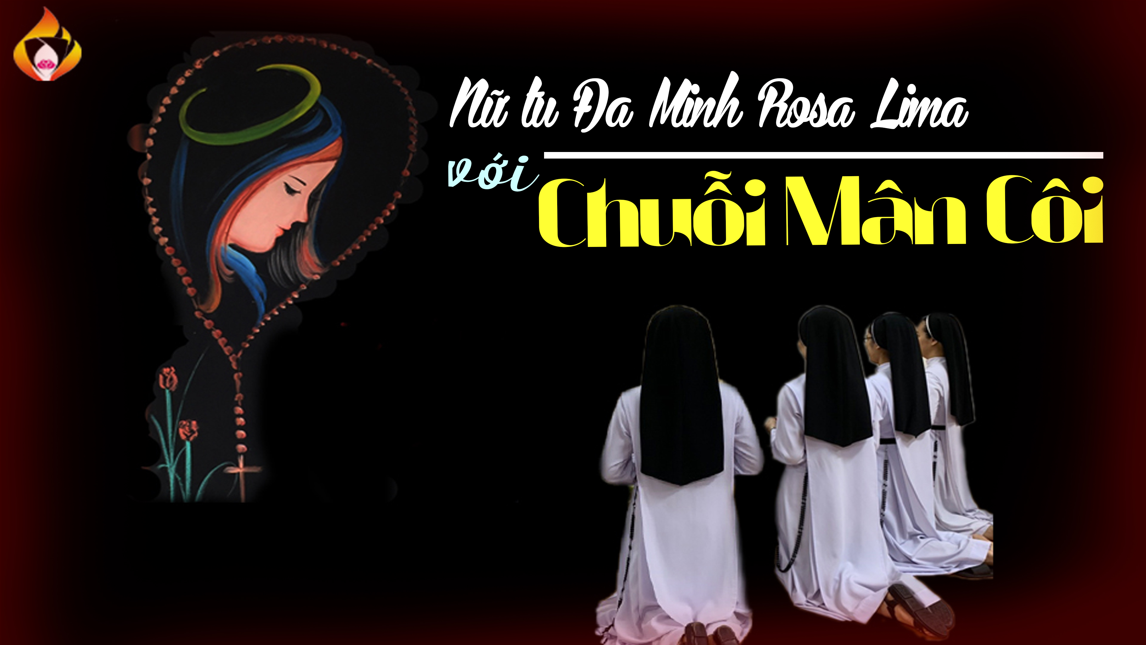 Nữ tu Đa Minh Rosa Lima với Chuỗi Mân Côi