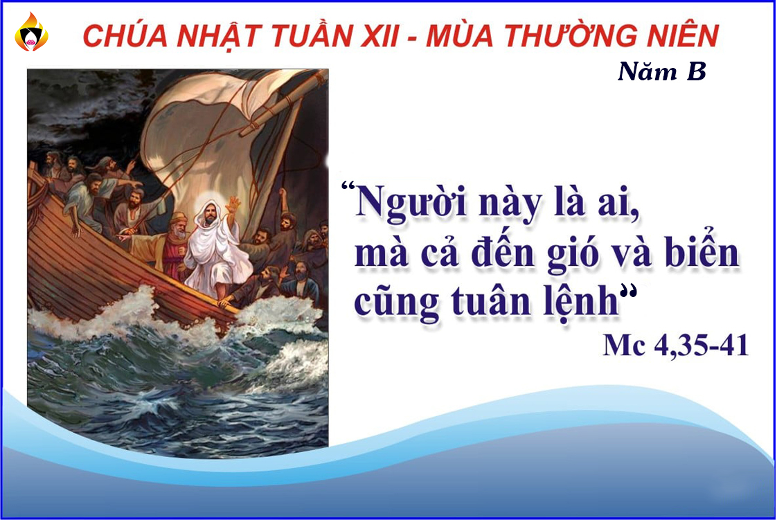 HSTM- Chúa Nhật XII  thường niên - B