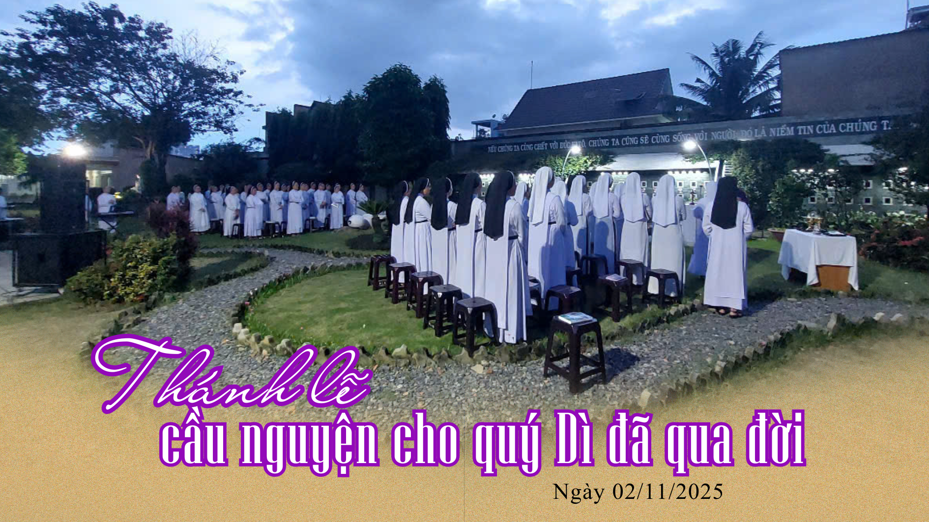 Thánh lễ cầu cho quý Dì đã qua đời